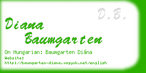 diana baumgarten business card