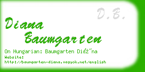diana baumgarten business card